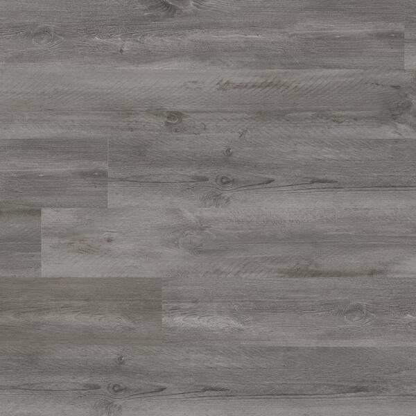 Pelican Gray 12 MIL x 7 in. x 48 in. Waterproof Click Lock Luxury Vinyl Plank Flooring (1045.88 sqft/pallet)