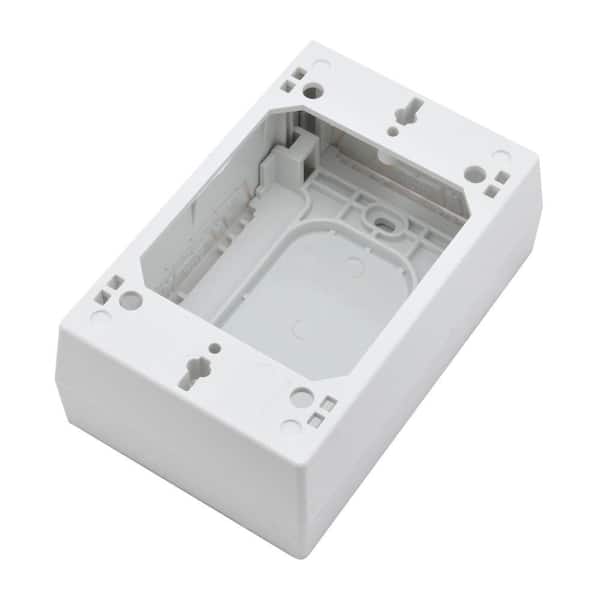 Wiremold Non Metallic Wire Series 1-3/4 in. Raceway Device Box, White