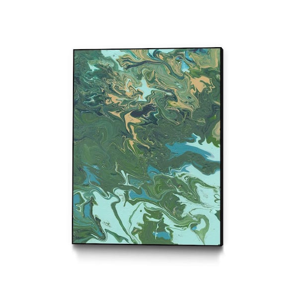 Unbranded 30 in. x 40 in. "Rambling Sage I" by Regina Moore Framed Wall Art
