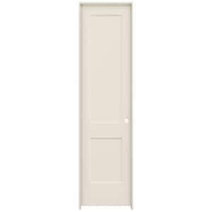 24 in. x 96 in. Monroe Primed Left-Hand Smooth Solid Core Molded Composite MDF Single Prehung Interior Door