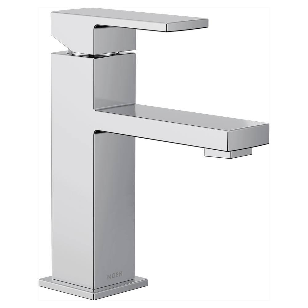 Revyl Chrome Single Handle Bathroom Faucet with Drain Assembly