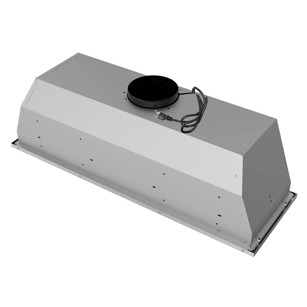 Streamline 36-Inch Stainless Steel Ductless Insert Range Hood with LED Light