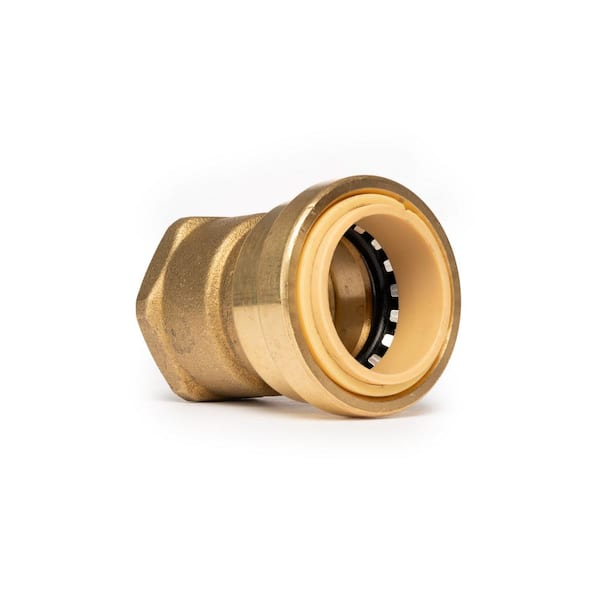 1 in. Push-to-Connect x FNPT (Female Thread) Brass Adapter Fitting