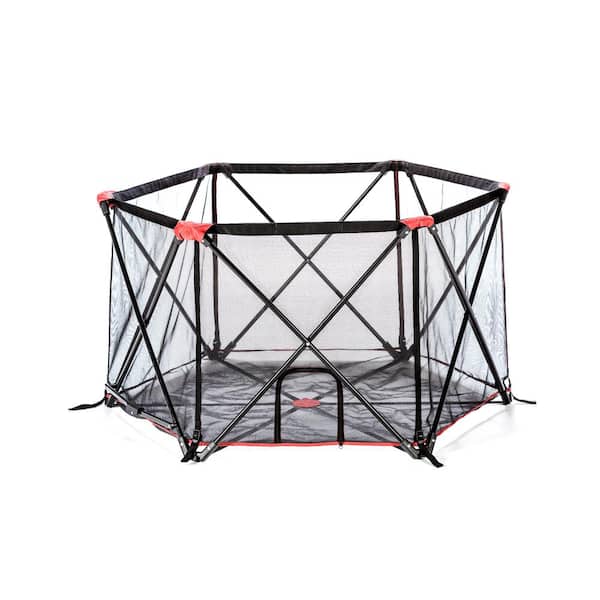 Carlson Pet Products Carlson 6 Panel Portable Pet Pen, Red 2700 - The ...
