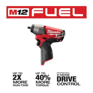M12 FUEL 12V Lithium-Ion Brushless Cordless 3/8 in. Impact Wrench (Tool-Only)
