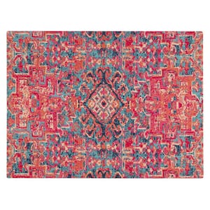 Merida Multi-Colored 54 in. x 40 in. Polyester Chair Mat