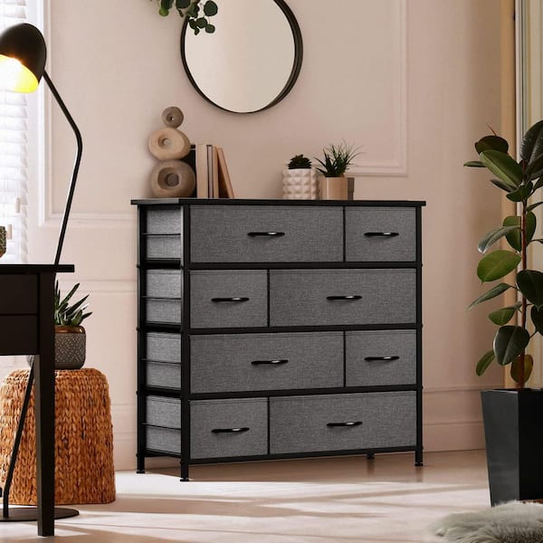 Chest of 10 Drawers Dresser Furniture Bins Bedroom Dresser Storage