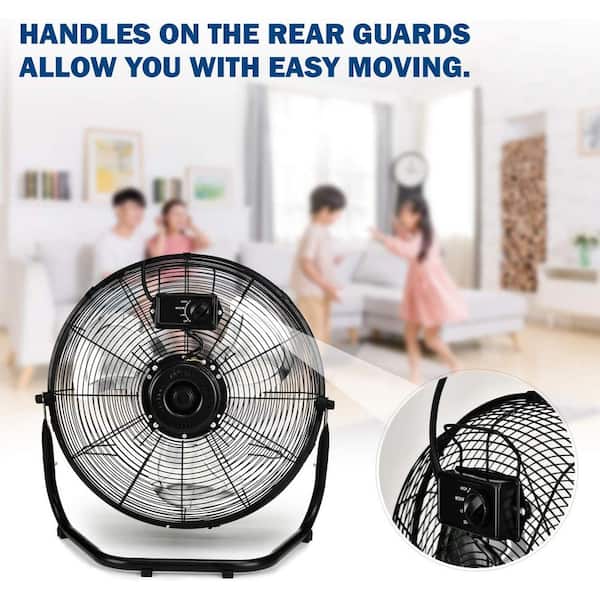 Siavonce Simple Deluxe 18 in. 3-Speed High Velocity Heavy Duty