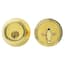 Global Door Controls Bright Brass Residential Passage Hall/Closet Door ...