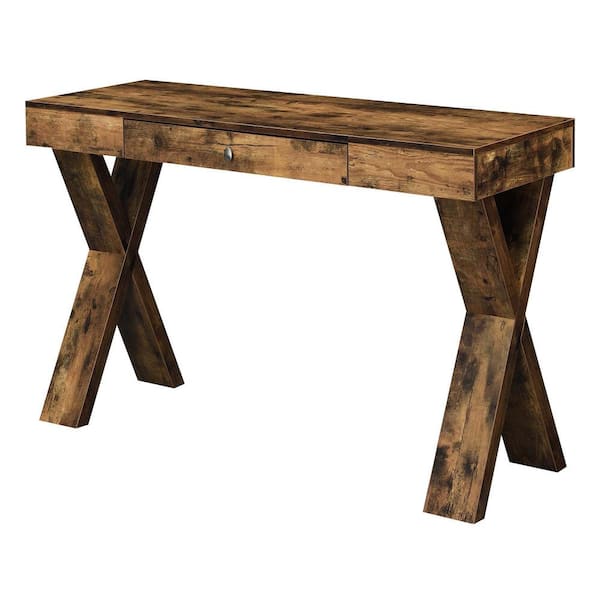 Convenience Concepts Newport 47.25 in. Rectangle Wood MDF 1 Drawer Writing Desk