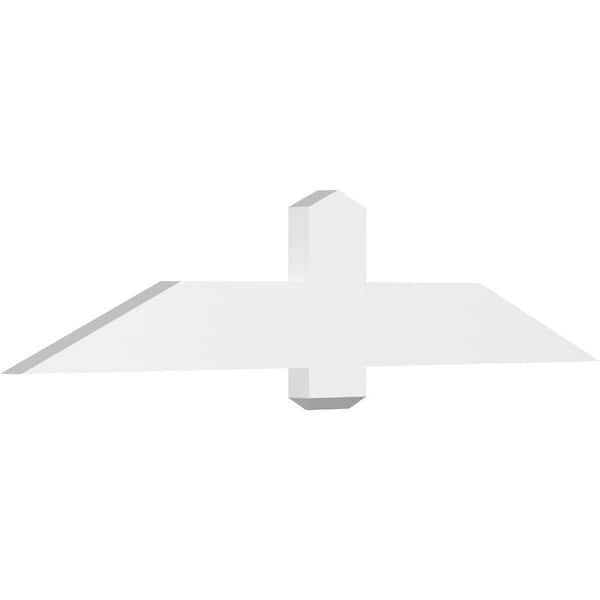 Ekena Millwork Eugene 60 in. W x 12.5 in. H x 2 in. D Signature Polyurethane Bracket