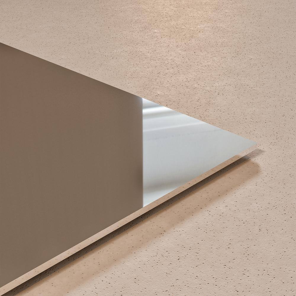 Sleek Frameless 60" x 30" Rectangular Bathroom Mirror
