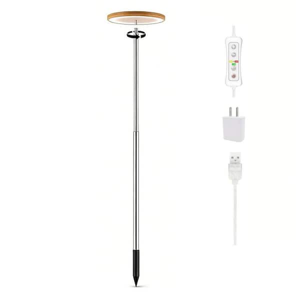 1-Pack Grow Light for Indoor Plants, Full Spectrum, Height Adjustable, Automatic Timer, 5V Low Safe Voltage, Warm White