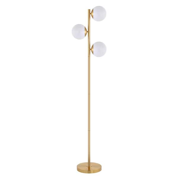 SAFAVIEH Devlyn 63 in. Gold Tree Floor Lamp