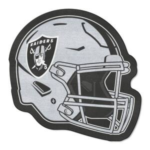 Las Vegas Raiders Metal Garden Art Helmet Spike