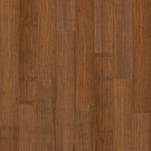 Waterproof Core Aged Amber 1/4 in. T x 5-9/16 in. W x 36-1/4 in. L Wide Click Engineered Bamboo Flooring