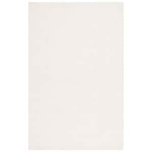 Abstract Ivory 6 ft. x 9 ft. Classic Marle Area Rug