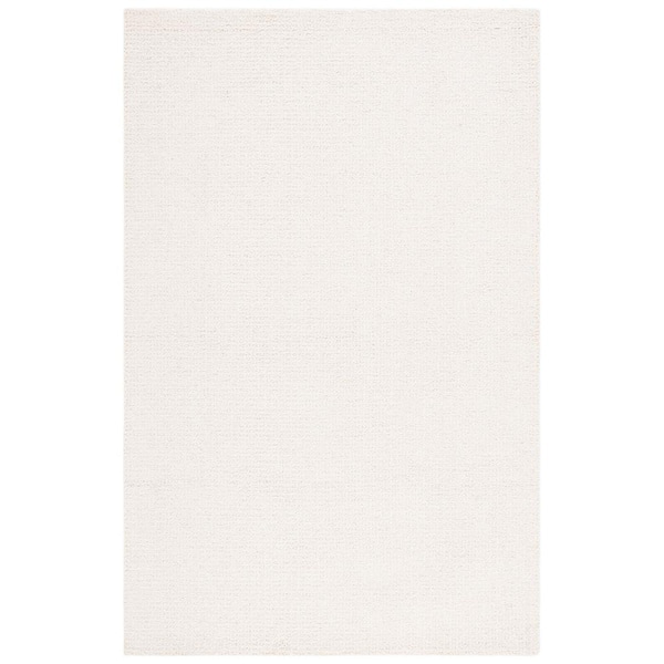 Abstract Ivory 8 ft. x 10 ft. Classic Marle Area Rug