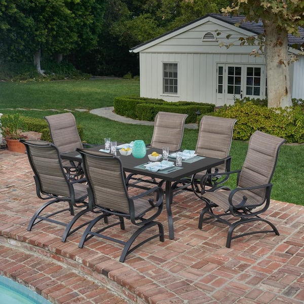 7 piece sling outdoor dining set new arrivals