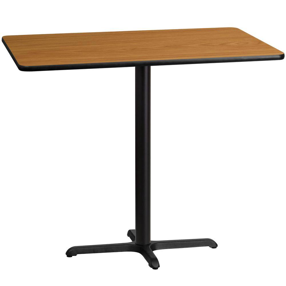 Stiles 48" Brown Laminate Contemporary Bar Height Table