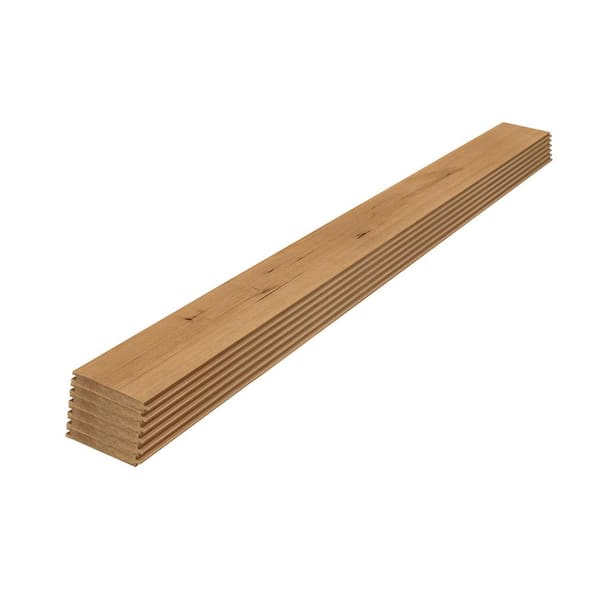 Edge 1 in. x 6 in. x 8 ft. Thermally Modified Natural VG Hemlock Tongue and Groove Weathered Barn Wood Boards (6-Pack)