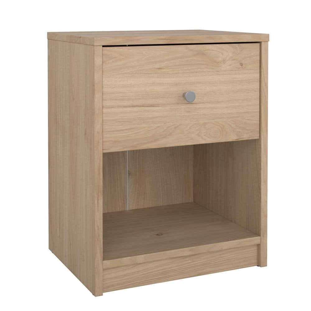 Jackson Hickory 1 Drawer and 1 Shelf Nightstand