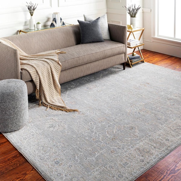 Katara Light Gray 10 ft. x 14 ft. Indoor Area Rug