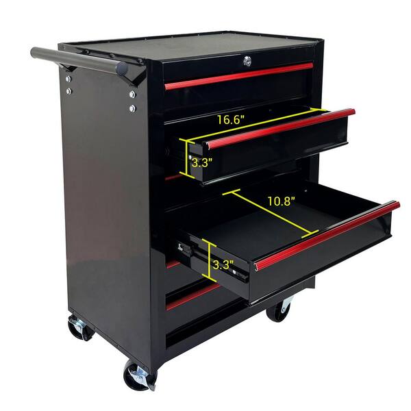 rolloチェスト 6-Drawer Rolling Tool Chest 20.8 in. W x 13 in. D x 28.9 in. H