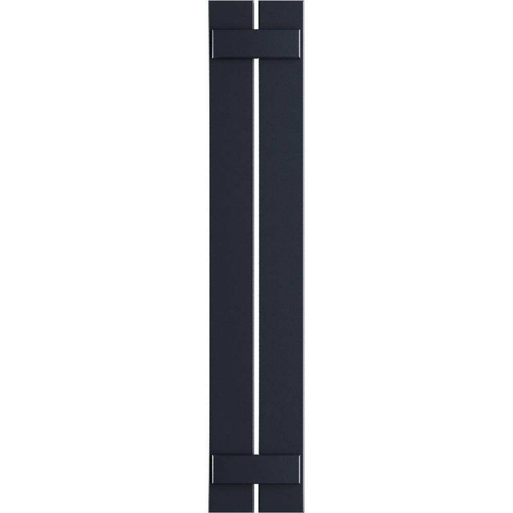 11-1/4 in. x 36 in. True Fit PVC 2 Board Spaced Board and Batten Shutters Pair in Starless Night Blue price history on PriceWatchPro