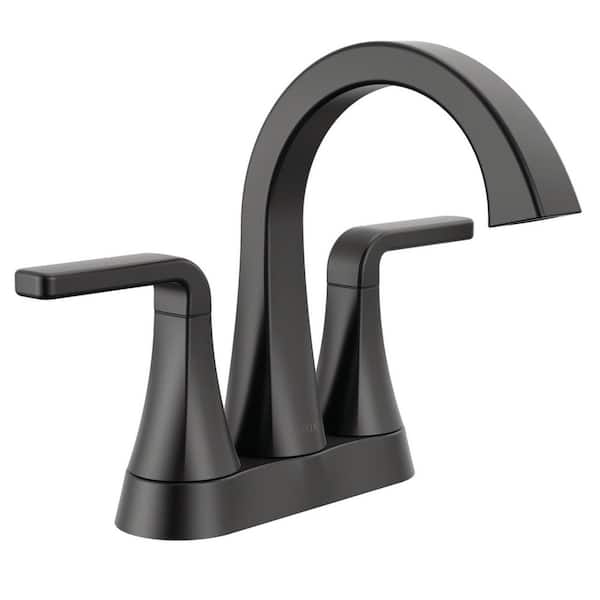 Delta Nicoli 4 in. Centerset Double Handle Bathroom Faucet in