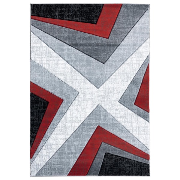 United Weavers Bristol Zine Red 2 ft. 7 in. x 7 ft. 4 in. Area Rug