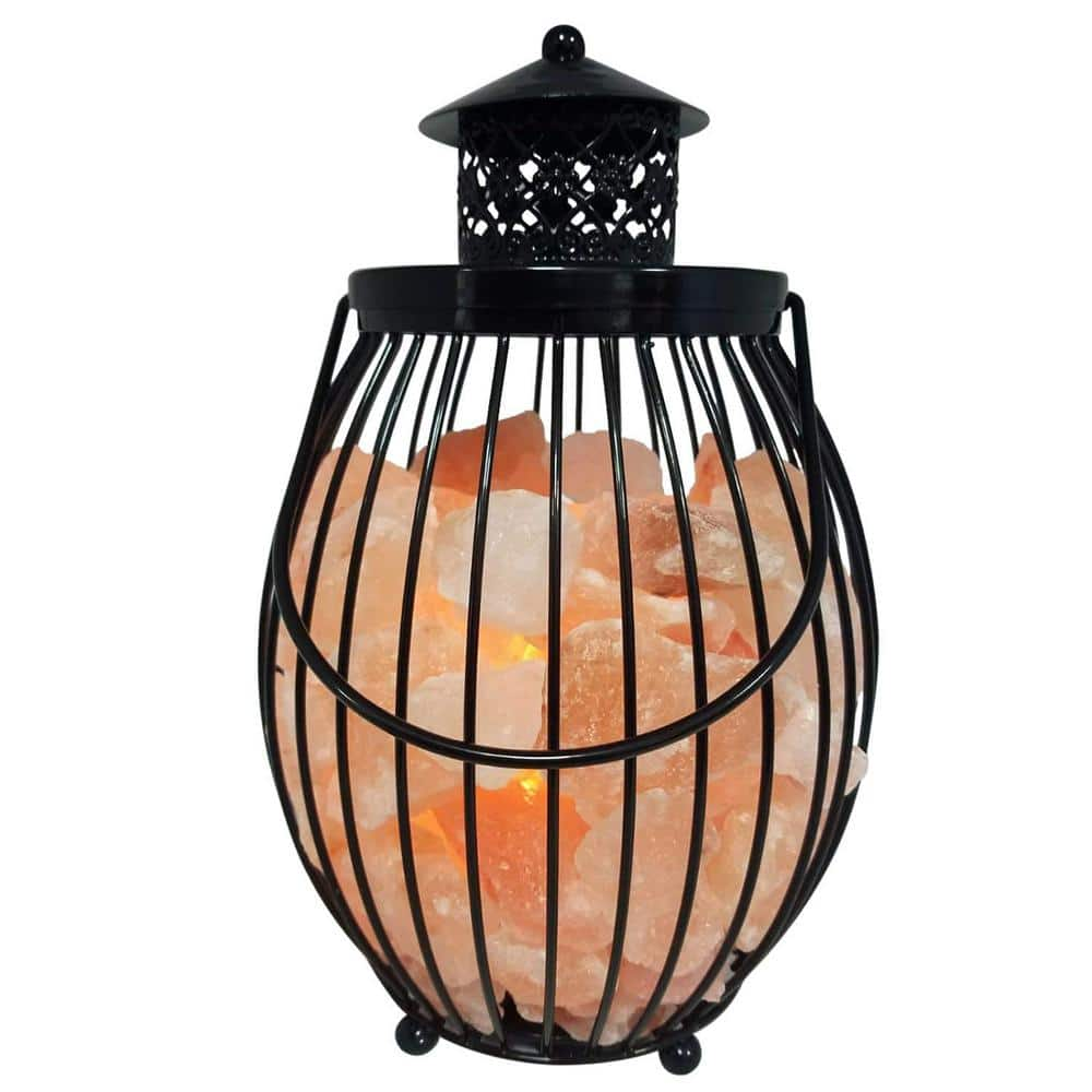 himalayan glow small ionic natural salt crystal lamp