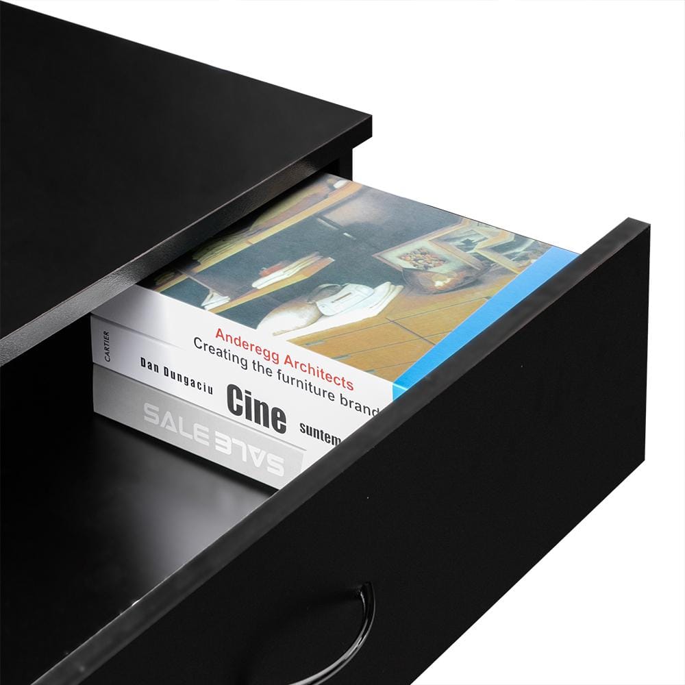 Black Farmhouse 4-Drawer Vertical Chest of Drawers