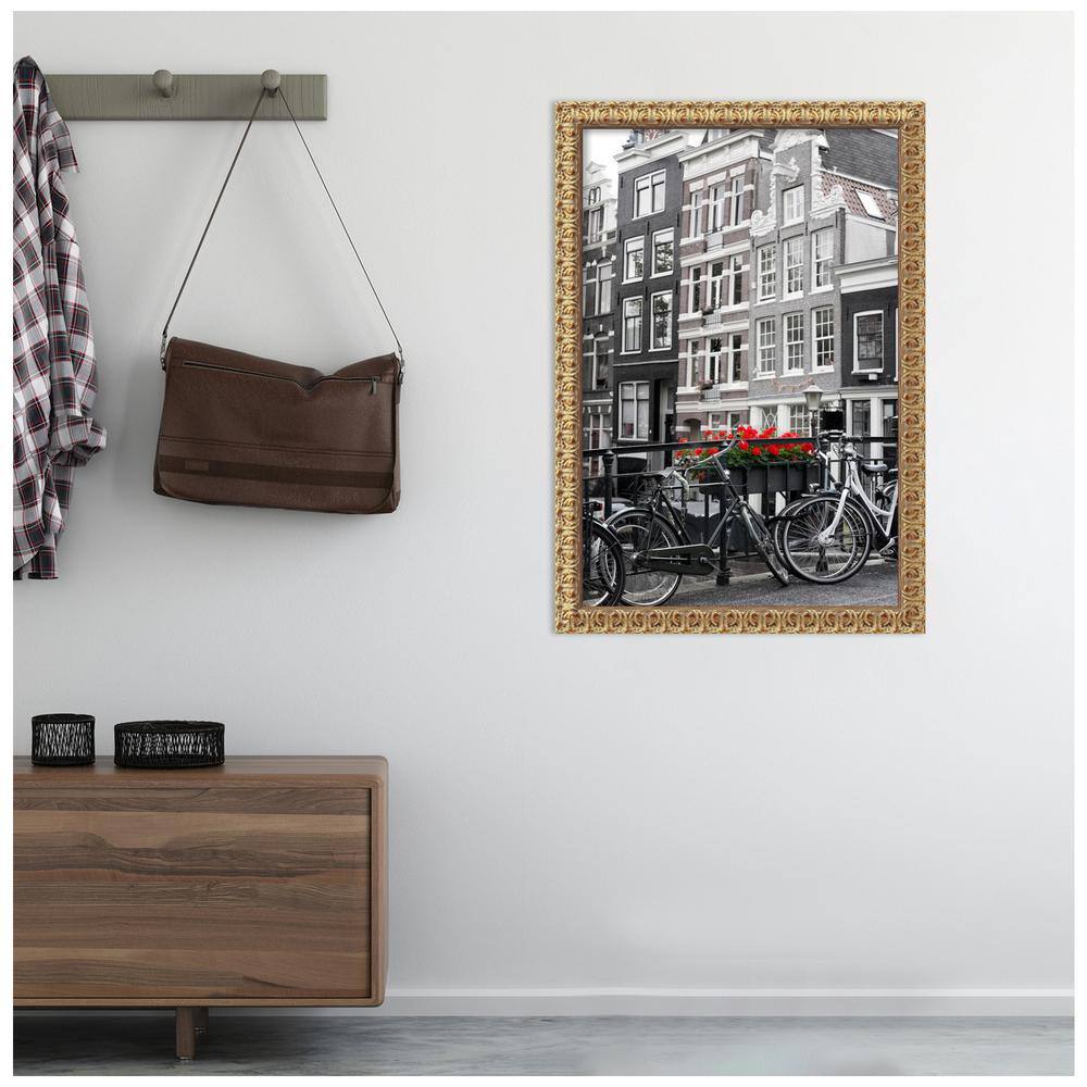 Florentine Gold Ornate Wood Wall Picture Frame 24x36 Inches