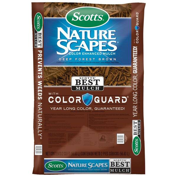 Scotts NatureScapes 2 cu. ft. Deep Forest Brown Color Enhanced Mulch 88602440