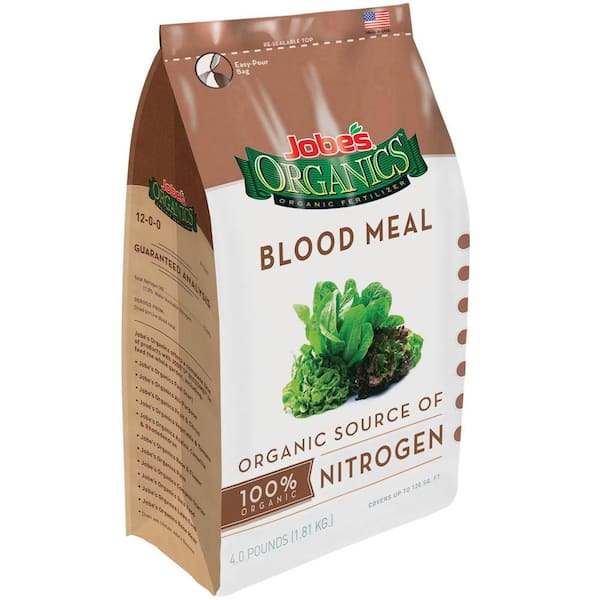 Jobe's Organics 3 lb. Organic Blood Meal Plant Food Fertilizer, OMRI Listed