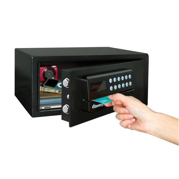 SentrySafe 1.1 cu. ft. Safe Box with Digital and Card Swipe Lock