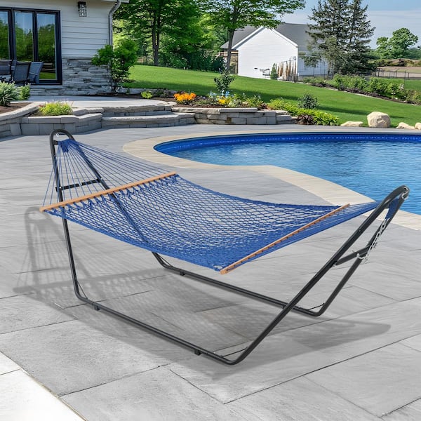 Lazy Daze Hammocks 141 x 57 in. Hand Woven Cotton Hammock, 12FT