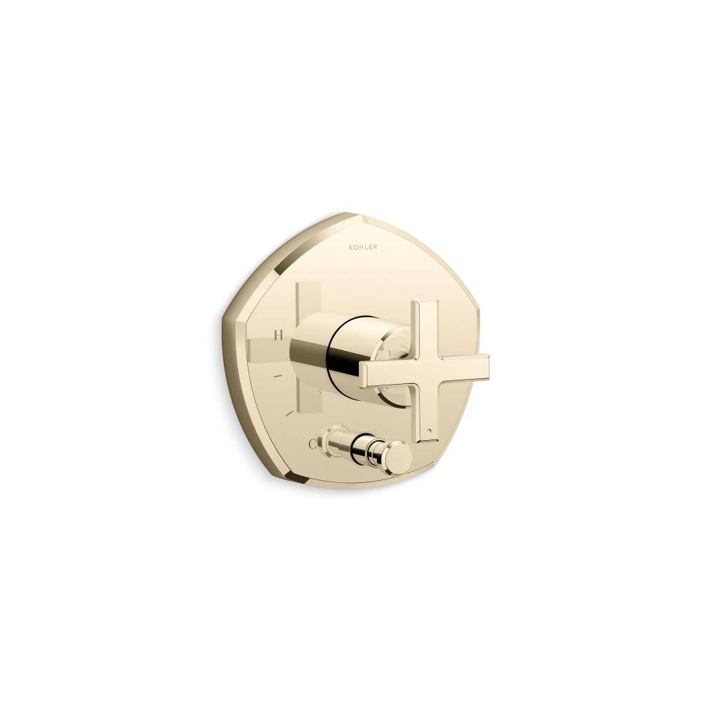 KOHLER Occasion Rite-Temp Valve Trim With Push-Button Diverter And ...