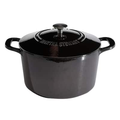 Zavor Noir 7 qt. Black Cast Aluminum Ceramic Nonstick Dutch Oven  ZAVOR-ZCWNR35 - The Home Depot