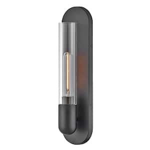 Tully 4.5 in. 1-Light Black Wall Sconce