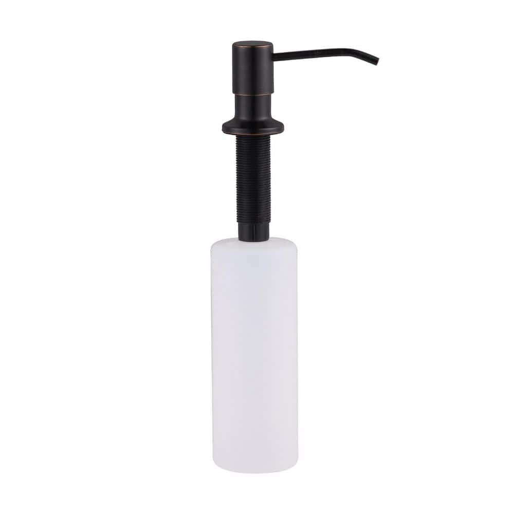 Built in Soap Dispenser Stainless Steel Countertop Pump Head with 17 oz. Liquid Bottle in Brushed Nickel price history on PriceWatchPro