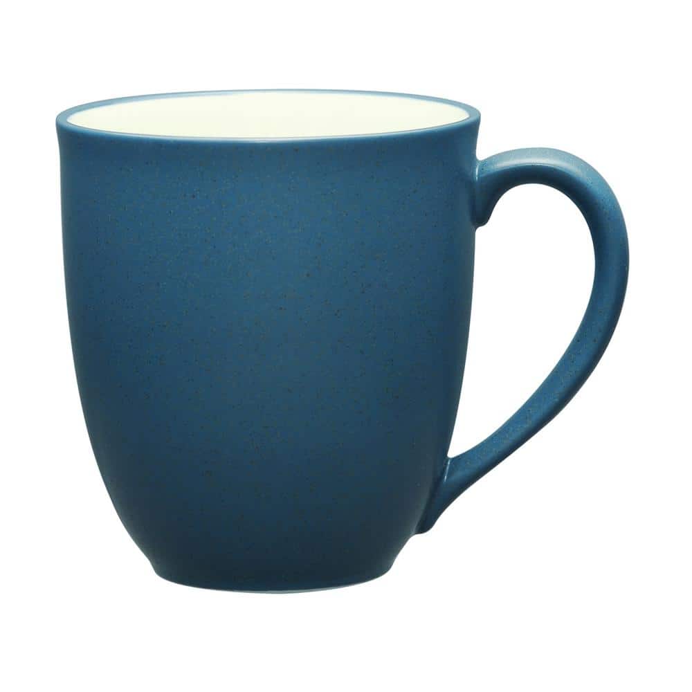 Noritake Colorwave Blue Stoneware Mug Oz The Home Depot