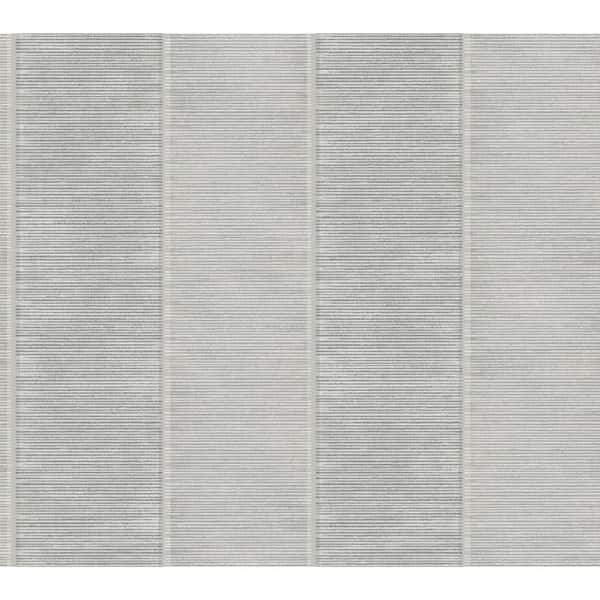 York Wallcoverings Southwest Stripe Gray /Neutrals Spray and Stick Roll (Covers 60.75 sq. ft.)