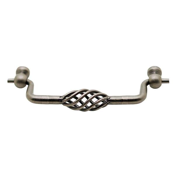 Richelieu Hardware 5-1/16 in. (128 mm) Center-to-Center Natural Iron Traditional Drawer Pull