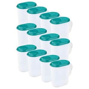 128 fl. oz. Ultra-Seal BPA Free Plastic Drink Pitcher with Grip Handle (12 Pack)