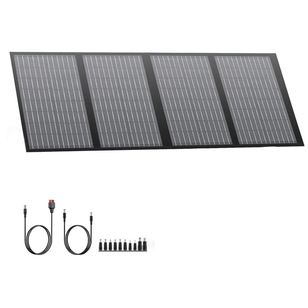 60-Watt Portable Foldable Monocrystalline Solar Panel Charger w/Adjustable Kickstands USB 3.0 Type-C for Camping Van RV price history on PriceWatchPro
