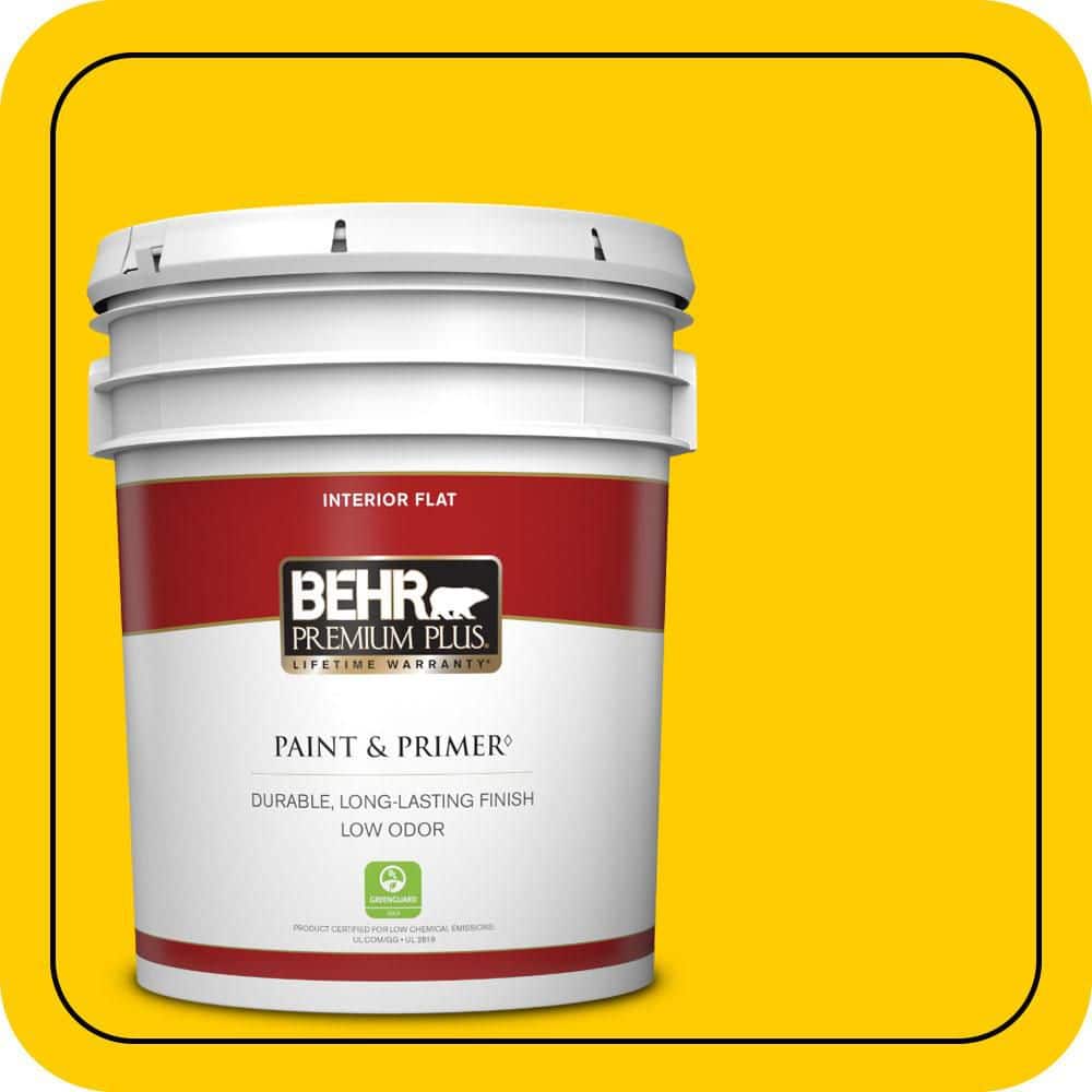 5 gal. #380B-7 Marigold Flat Low Odor Interior Paint & Primer price history on PriceWatchPro