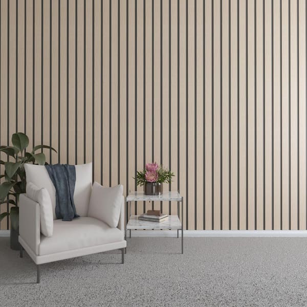 Ekena Millwork 47 in. H x 3 in. W Slatwall Panels in Red Oak 15-Pack