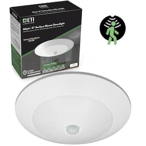 Altair 6 in. Surface Mount Downlight with Occupancy Sensor Integrated LED Recessed Trim Light 900 Lumens Adjustable CCT